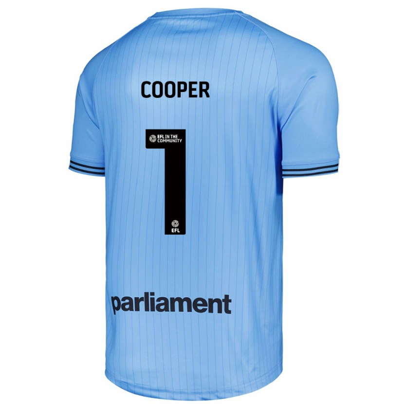 Danxen Dames Murphy Cooper #1 Licht Hemelsblauw Keepersshirt 2025/26 T-Shirt