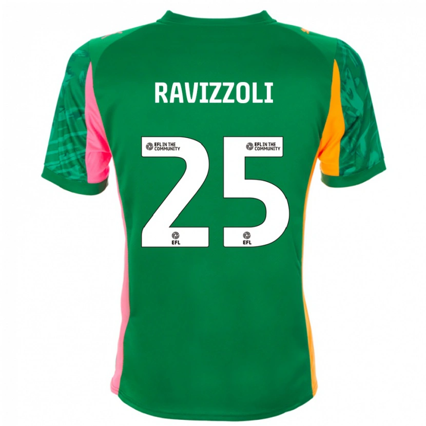 Danxen Dames Franco Ravizzoli #25 Groen Oranje Keepersshirt 2025/26 T-Shirt