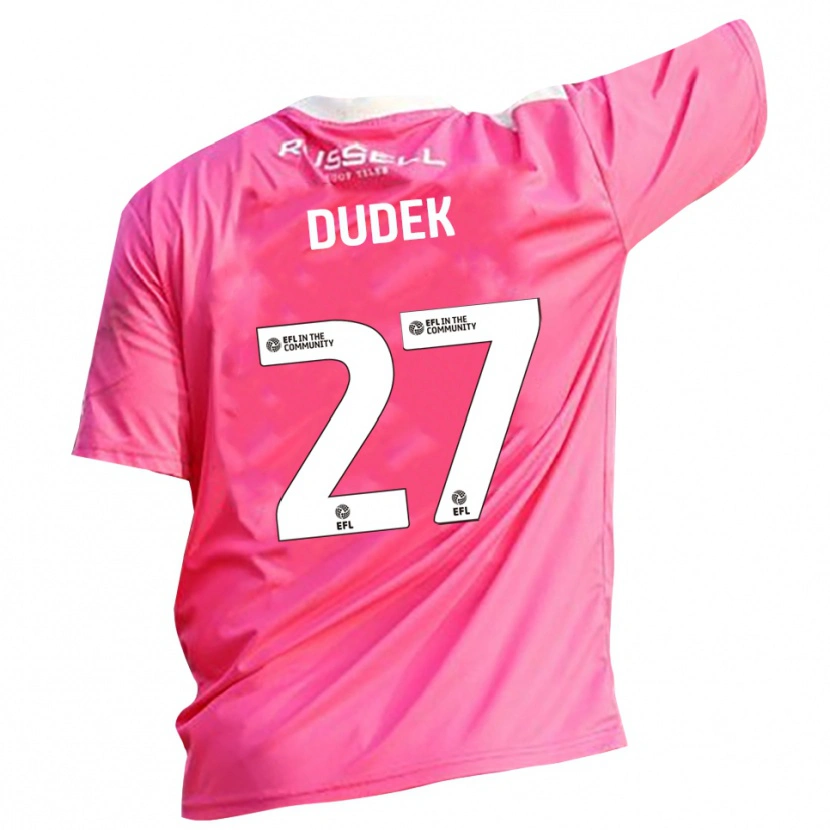 Danxen Dames Kamil Dudek #27 Roze Roze Keepersshirt 2025/26 T-Shirt