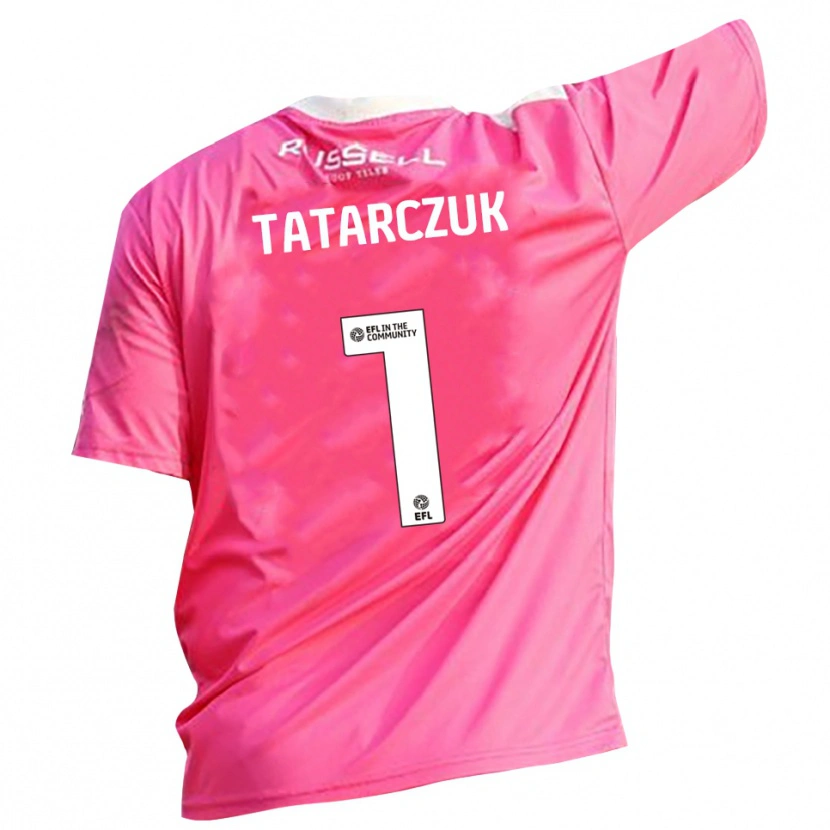 Danxen Dames Olena Tatarczuk #1 Roze Roze Keepersshirt 2025/26 T-Shirt