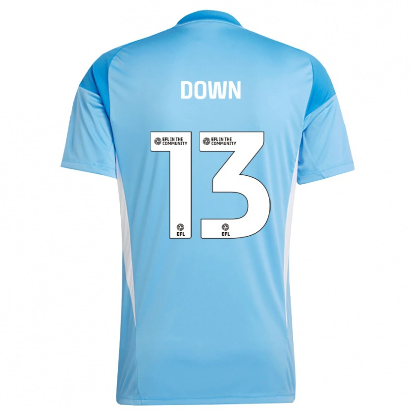 Danxen Dames Sam Down #13 Hemelsblauw Keepersshirt 2025/26 T-Shirt