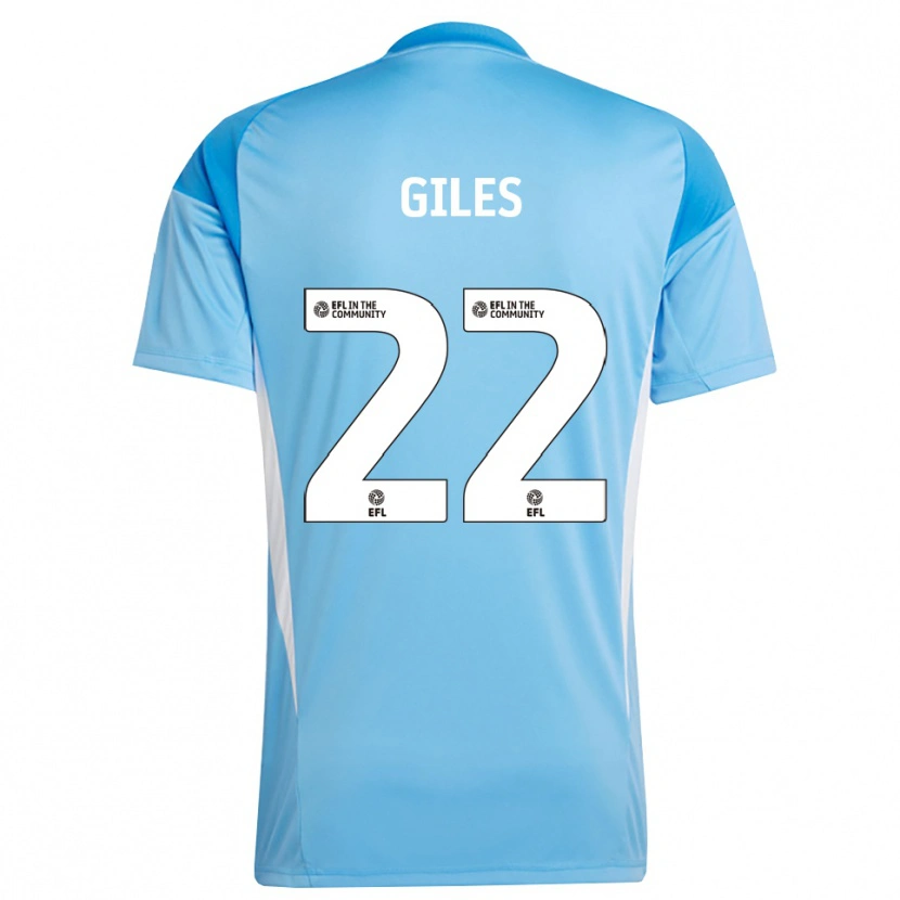 Danxen Dames Olivia Giles #22 Hemelsblauw Keepersshirt 2025/26 T-Shirt
