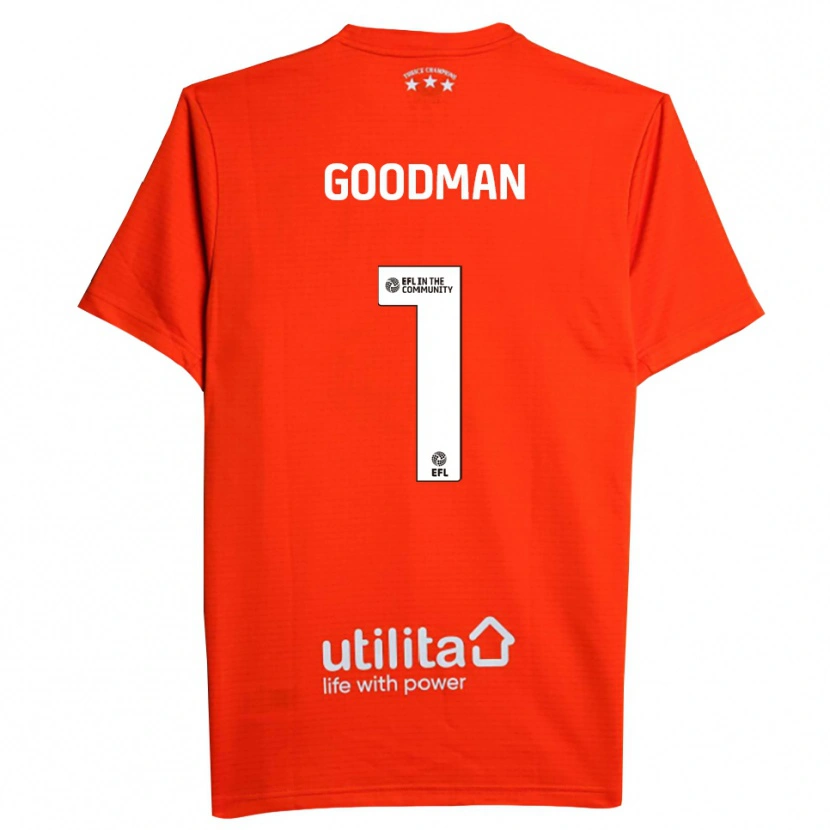 Danxen Dames Owen Goodman #1 Rood Wit Keepersshirt 2025/26 T-Shirt