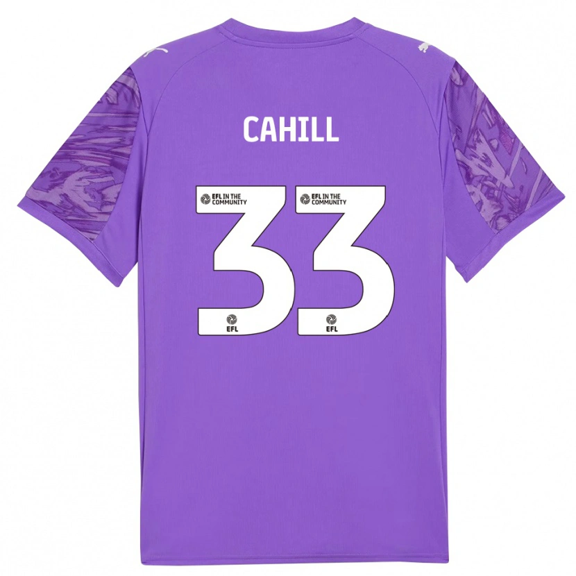 Danxen Dames Killian Cahill #33 Donkerpaars Keepersshirt 2025/26 T-Shirt