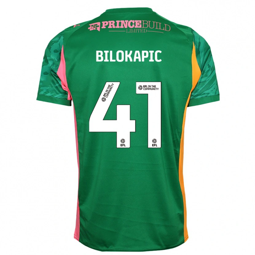 Danxen Dames Nicholas Bilokapic #41 Groen Roze Keepersshirt 2025/26 T-Shirt