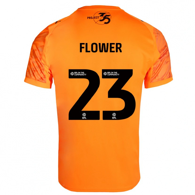 Danxen Dames Jack Flower #23 Oranje Zwart Keepersshirt 2025/26 T-Shirt