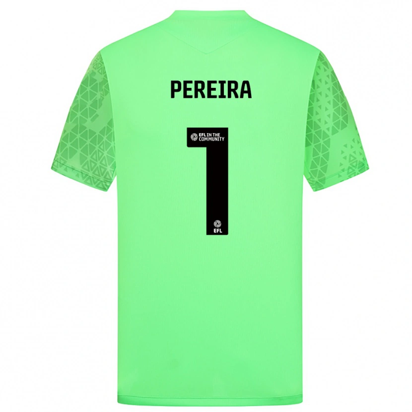 Danxen Dames Joel Pereira #1 Lichtgroen Keepersshirt 2025/26 T-Shirt