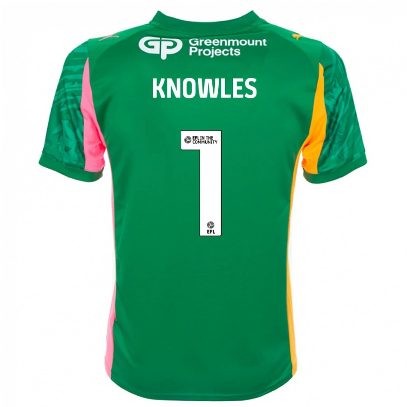 Danxen Dames Amelia Knowles #1 Groen Roze Oranje Keepersshirt 2025/26 T-Shirt