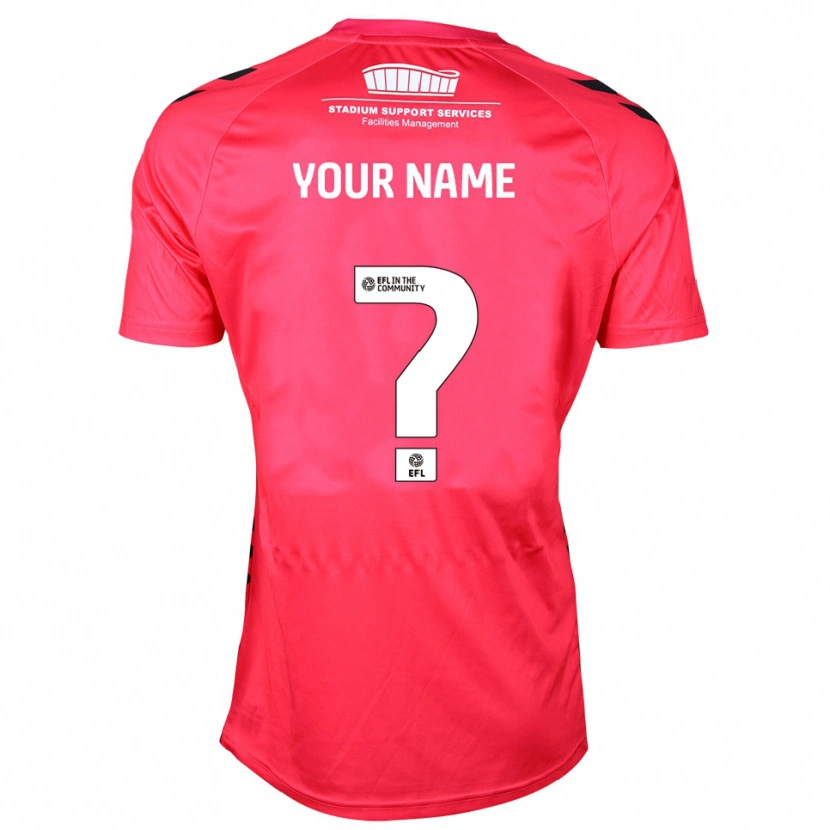 Danxen Dames Wycombe Wanderers Rood Wit Keepersshirt 2025/26 T-Shirt