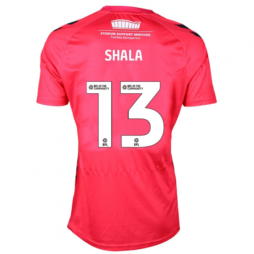 Danxen Dames Laurence Shala #13 Rood Wit Keepersshirt 2025/26 T-Shirt