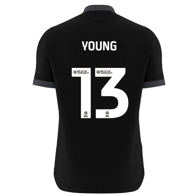 Danxen Dames Brad Young #13 Zwart Wit Keepersshirt 2025/26 T-Shirt