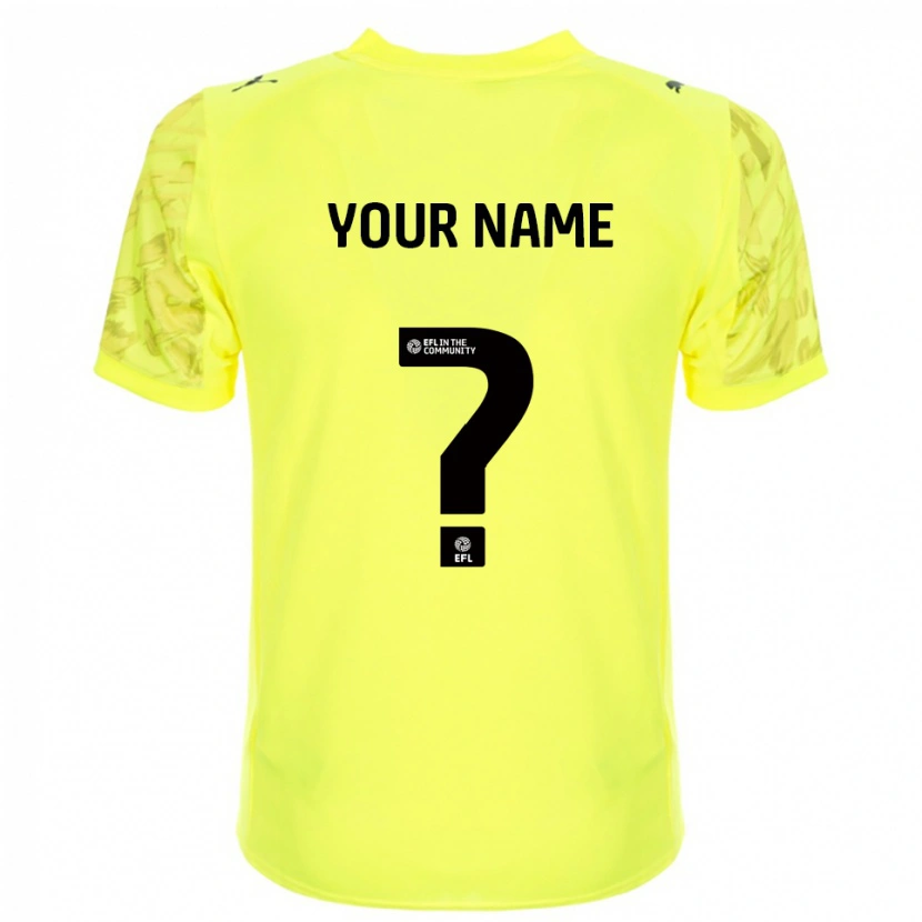 Danxen Dames Fleetwood Town Geel Zwart Keepersshirt 2025/26 T-Shirt