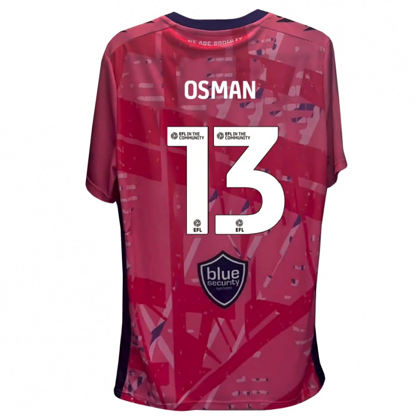 Danxen Dames Cemal Osman #13 Roze Wit Keepersshirt 2025/26 T-Shirt