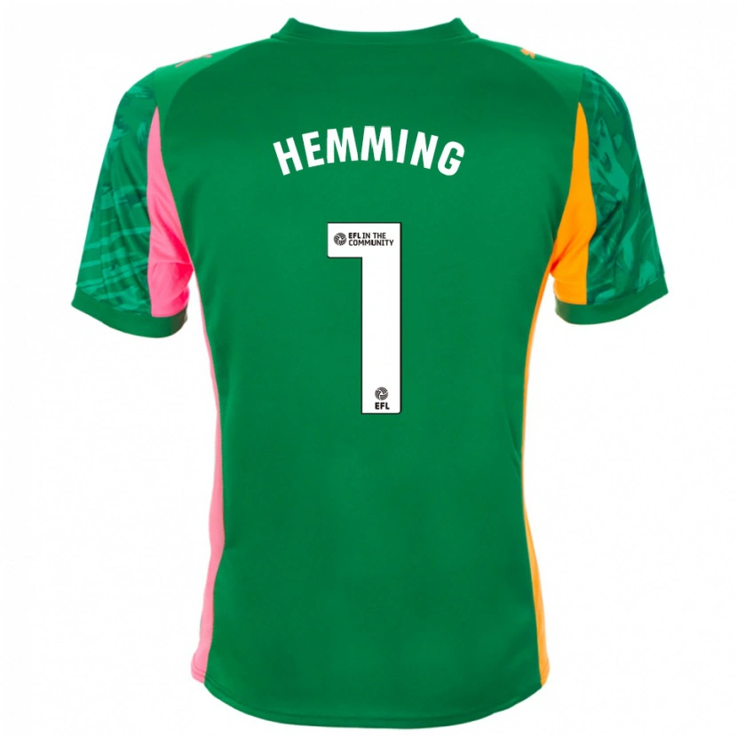 Danxen Dames Zach Hemming #1 Groen Roze Oranje Keepersshirt 2025/26 T-Shirt