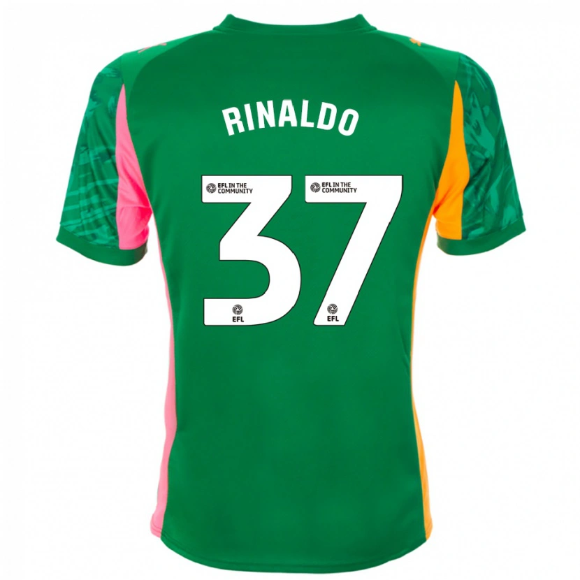 Danxen Dames Ashton Rinaldo #37 Groen Roze Oranje Keepersshirt 2025/26 T-Shirt