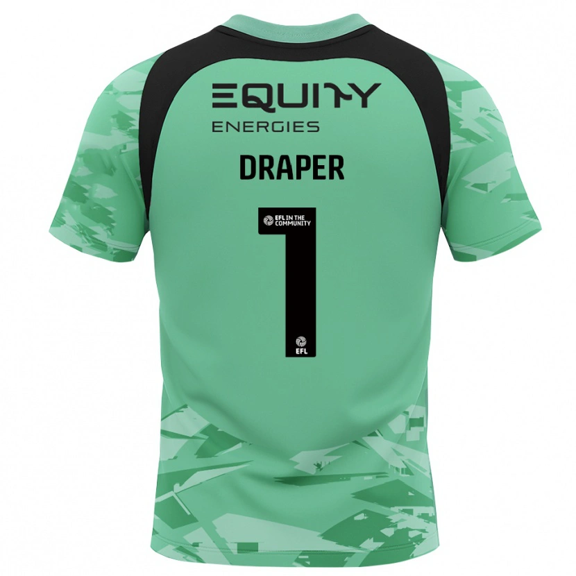 Danxen Dames Anna Draper #1 Lichtgroen Glack Keepersshirt 2025/26 T-Shirt