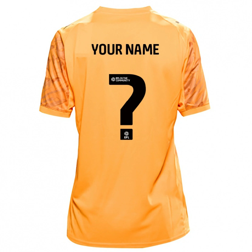 Danxen Dames Oldham Athletic Oranje Zwart Keepersshirt 2025/26 T-Shirt