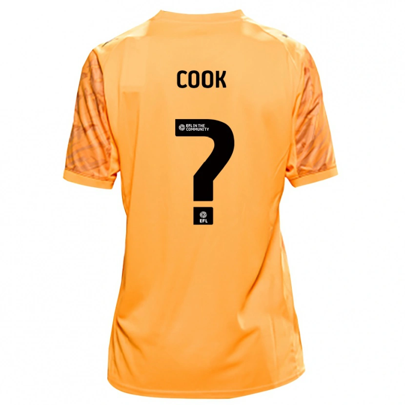 Danxen Dames Cook #0 Oranje Zwart Keepersshirt 2025/26 T-Shirt