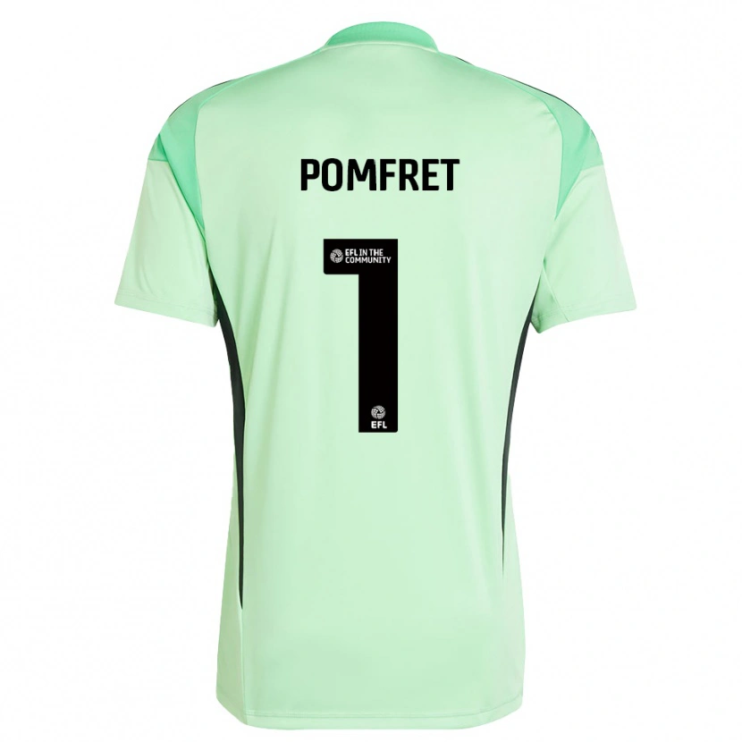 Danxen Dames Grace Pomfret #1 Lichtgroen Zwart Keepersshirt 2025/26 T-Shirt