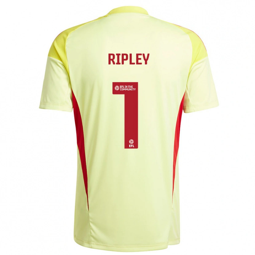 Danxen Dames Connor Ripley #1 Lichtgeel Keepersshirt 2025/26 T-Shirt