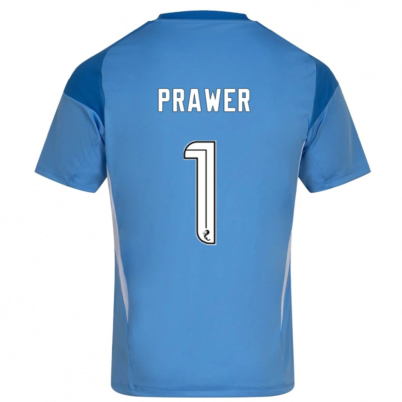 Danxen Dames Anna Prawer #1 Blauw Wit Keepersshirt 2025/26 T-Shirt