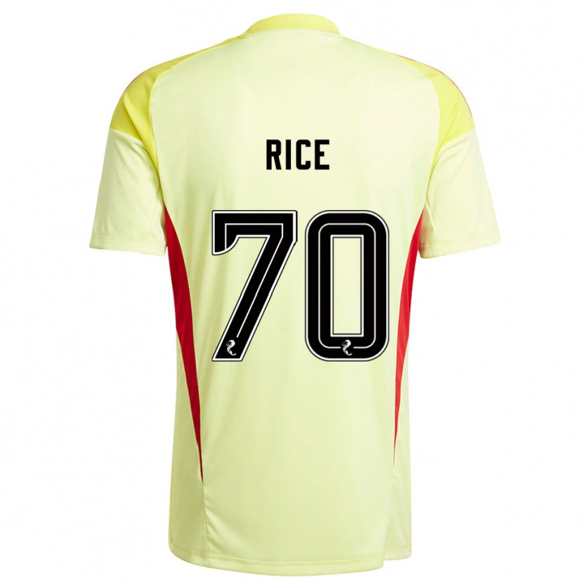 Danxen Dames Aidan Rice #70 Geel Rood Keepersshirt 2025/26 T-Shirt