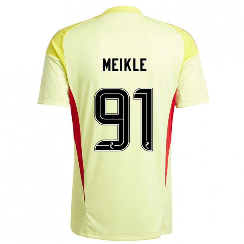 Danxen Dames Jamie Meikle #91 Geel Rood Keepersshirt 2025/26 T-Shirt