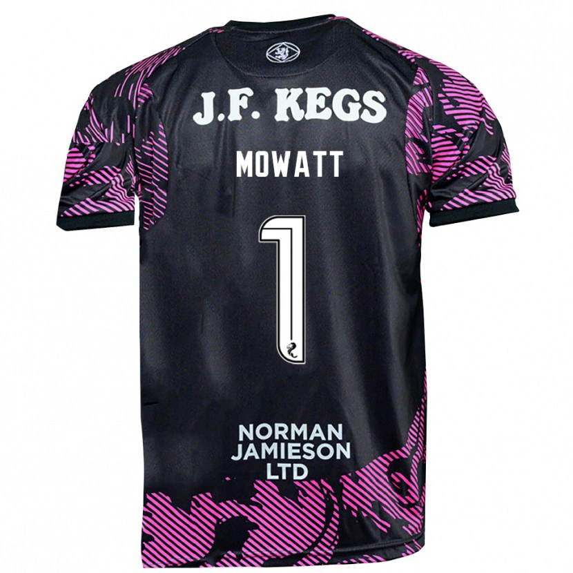 Danxen Dames Beth Mowatt #1 Roze Zwart Keepersshirt 2025/26 T-Shirt