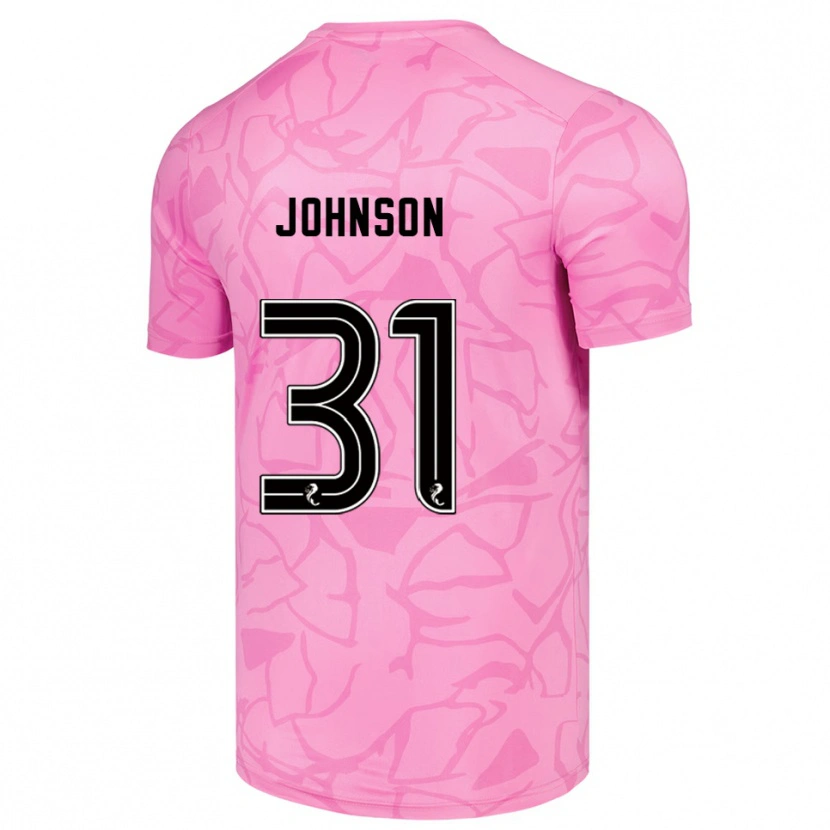 Danxen Dames Murray Johnson #31 Roze Zwart Keepersshirt 2025/26 T-Shirt