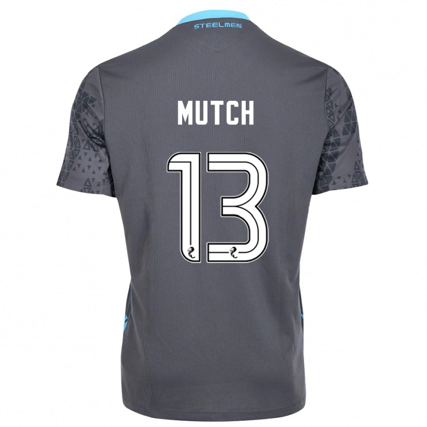 Danxen Dames Emily Mutch #13 Grijs Wit Keepersshirt 2025/26 T-Shirt