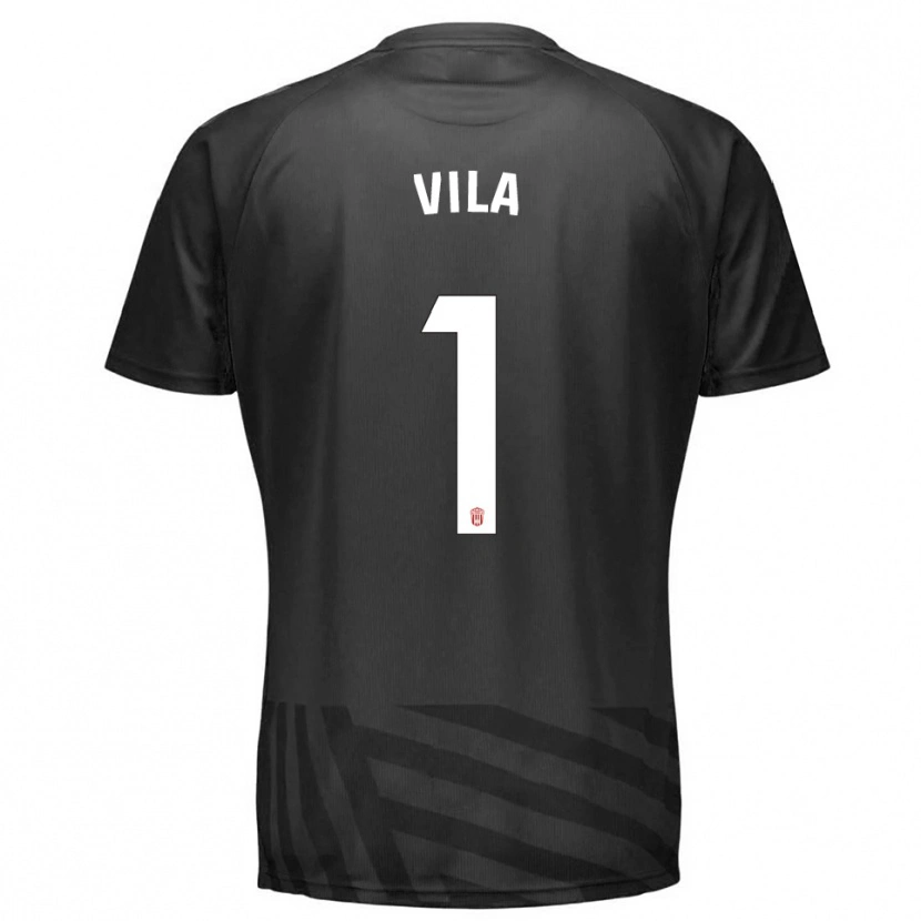 Danxen Dames Ramón Vila #1 Grijs Zwart Keepersshirt 2025/26 T-Shirt