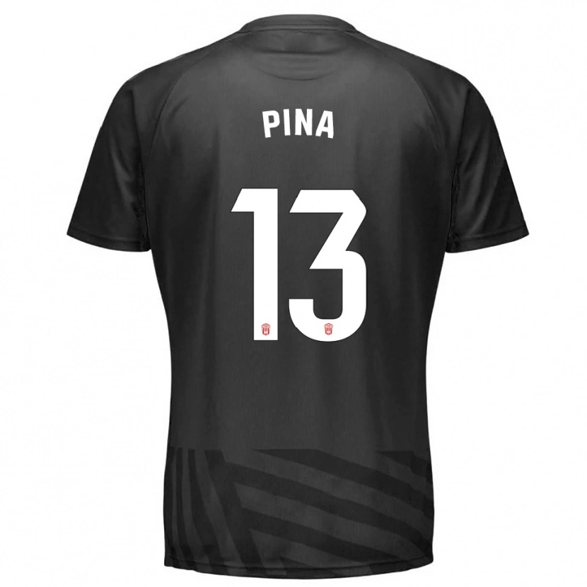 Danxen Dames Antonio Pina #13 Grijs Zwart Keepersshirt 2025/26 T-Shirt