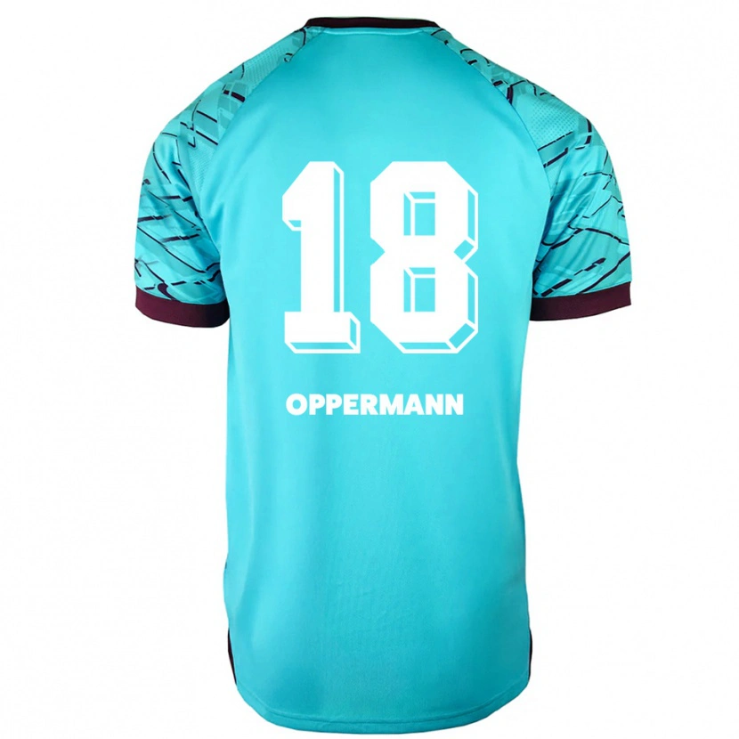 Danxen Dames Leo Oppermann #18 Hemelsblauw Paars Keepersshirt 2025/26 T-Shirt