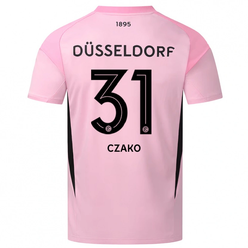 Danxen Dames Milán Czakó #31 Roze Zwart Keepersshirt 2025/26 T-Shirt