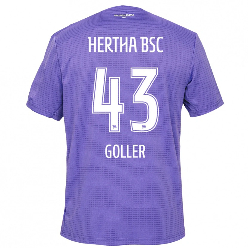 Danxen Dames Tim Goller #43 Paars Wit Keepersshirt 2025/26 T-Shirt