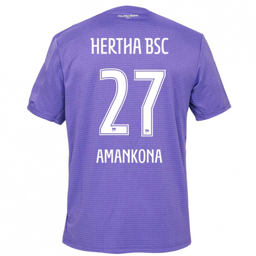 Danxen Dames Nash-Daniel Amankona #27 Paars Wit Keepersshirt 2025/26 T-Shirt