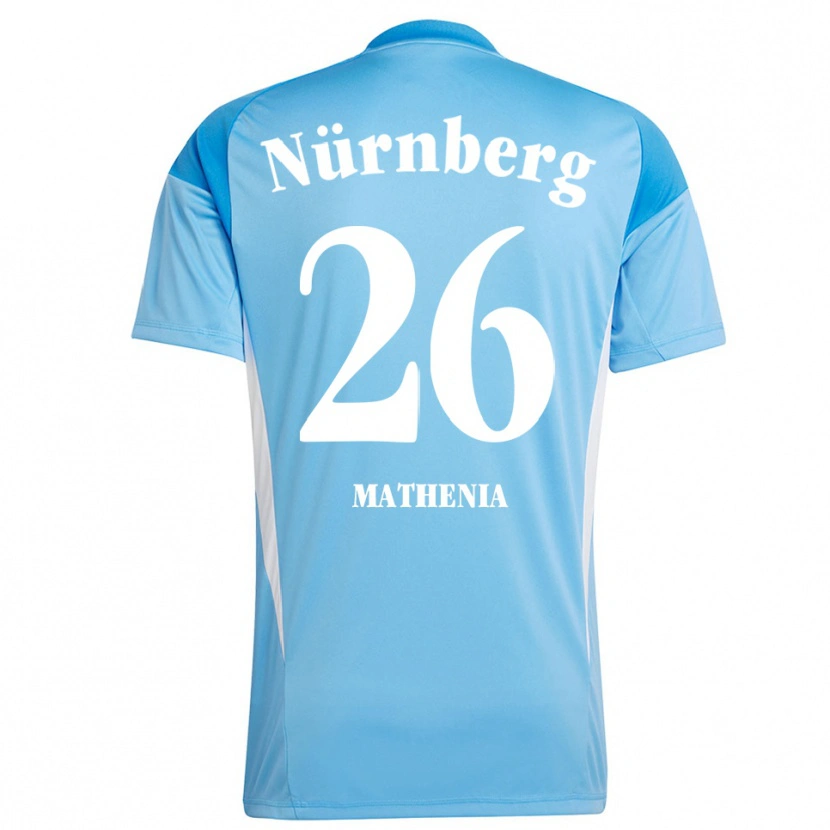 Danxen Dames Christian Mathenia #26 Hemelsblauw Wit Keepersshirt 2025/26 T-Shirt