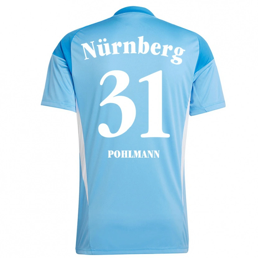 Danxen Dames Lennart Pohlmann #31 Hemelsblauw Wit Keepersshirt 2025/26 T-Shirt