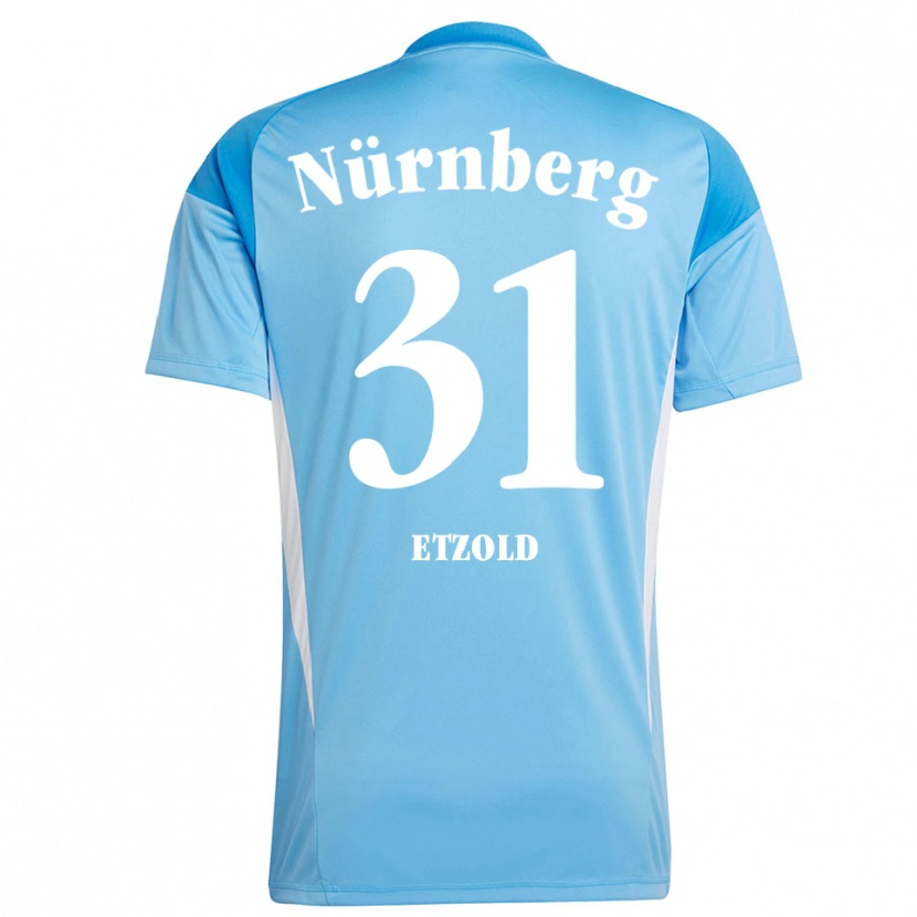 Danxen Dames Hannah Etzold #31 Hemelsblauw Wit Keepersshirt 2025/26 T-Shirt