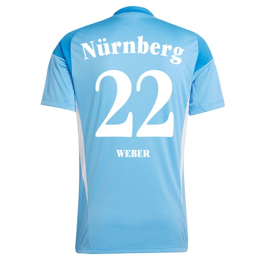 Danxen Dames Ruben Weber #22 Hemelsblauw Wit Keepersshirt 2025/26 T-Shirt