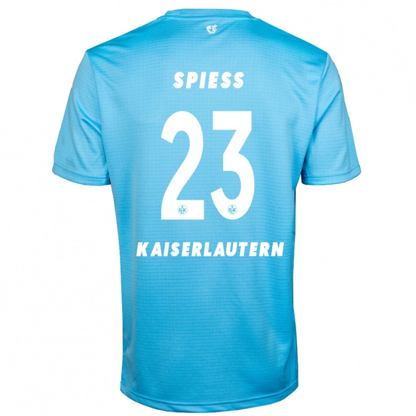 Danxen Dames Louis Spieß #23 Hemelsblauw Wit Keepersshirt 2025/26 T-Shirt