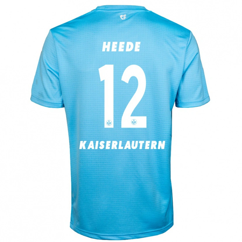 Danxen Dames Jannis Heede #12 Hemelsblauw Wit Keepersshirt 2025/26 T-Shirt