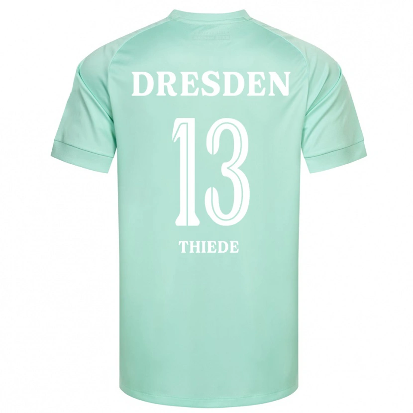 Danxen Dames Tristan Thiede #13 Licht Groen Wit Keepersshirt 2025/26 T-Shirt