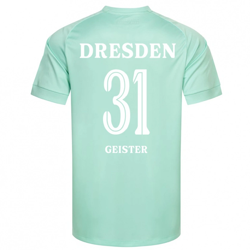 Danxen Dames Jannis Geister #31 Licht Groen Wit Keepersshirt 2025/26 T-Shirt