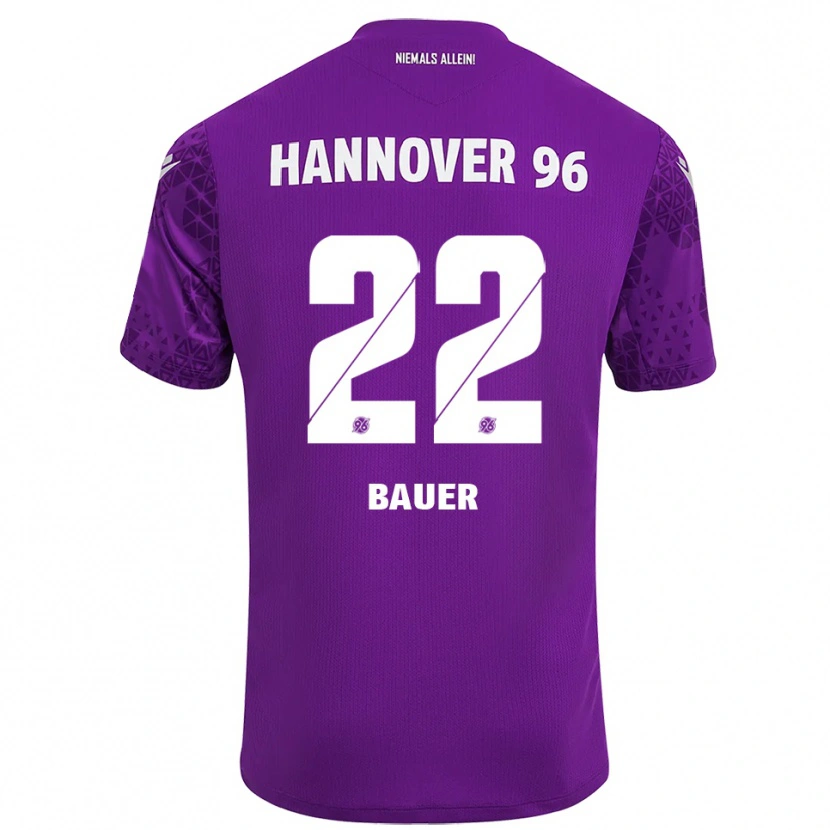 Danxen Dames Elias Bauer #22 Paars Wit Keepersshirt 2025/26 T-Shirt