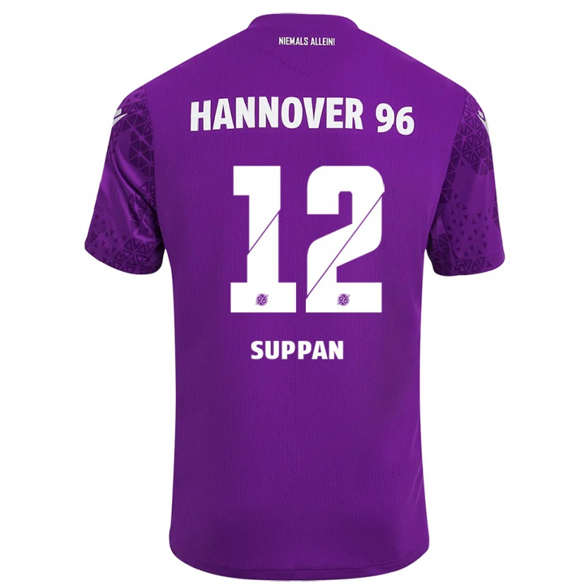 Danxen Dames Jannik Suppan #12 Paars Wit Keepersshirt 2025/26 T-Shirt