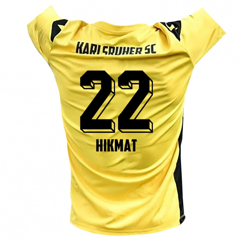 Danxen Dames Soufiane Hikmat #22 Geel Zwart Keepersshirt 2025/26 T-Shirt