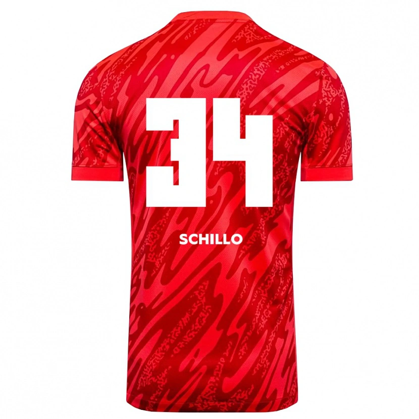 Danxen Dames Hannah Schillo #34 Rood Wit Keepersshirt 2025/26 T-Shirt