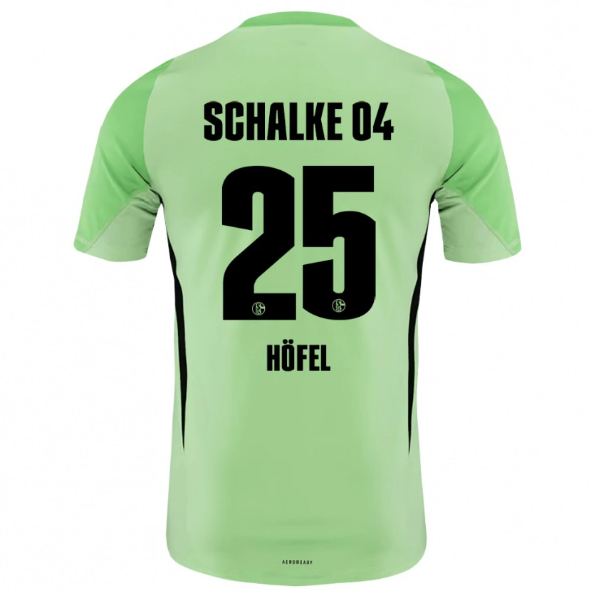 Danxen Dames Luca Höfel #25 Licht Groen Zwart Keepersshirt 2025/26 T-Shirt