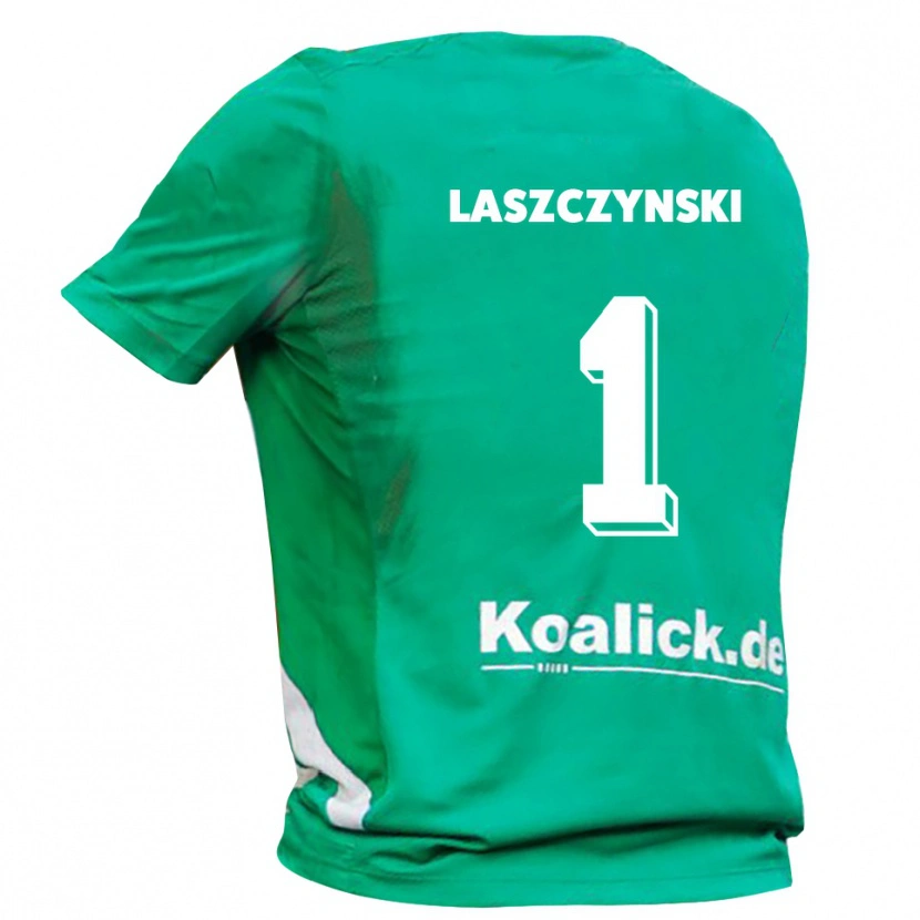 Danxen Dames Adam Laszczynski #1 Groen Wit Keepersshirt 2025/26 T-Shirt